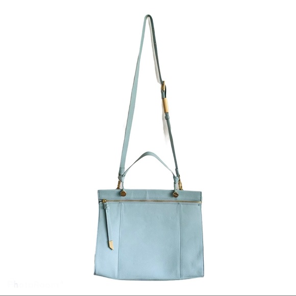 Foley + Corinna Satchel Crossbody Baby Blue Bag - Picture 4 of 16